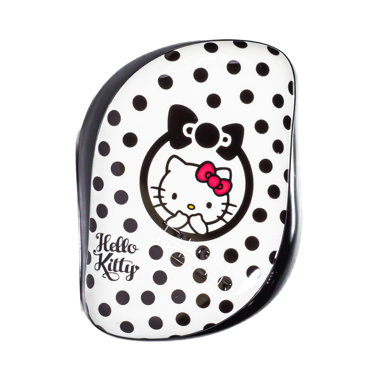 Расческа-выпрямитель для волос с крышкой Salon, Hello Kitty черно-белая Расческа-выпрямитель для волос с крышкой Salon, Hello Kitty черно-белая