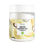 Масло для тела и волос кокосовое Top Beauty с витамином Е и ароматом дыни 250 мл. Изображение №2 Масло для тела и волос кокосовое Top Beauty с витамином Е и ароматом дыни 250 мл. Изображение №2
