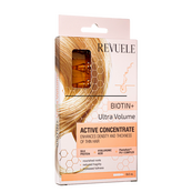 Концентрат для активации роста волос в ампулах Revuele Biotin+ Ultra Volum 8х5 мл. Изображение №2 Концентрат для активации роста волос в ампулах Revuele Biotin+ Ultra Volum 8х5 мл. Изображение №2