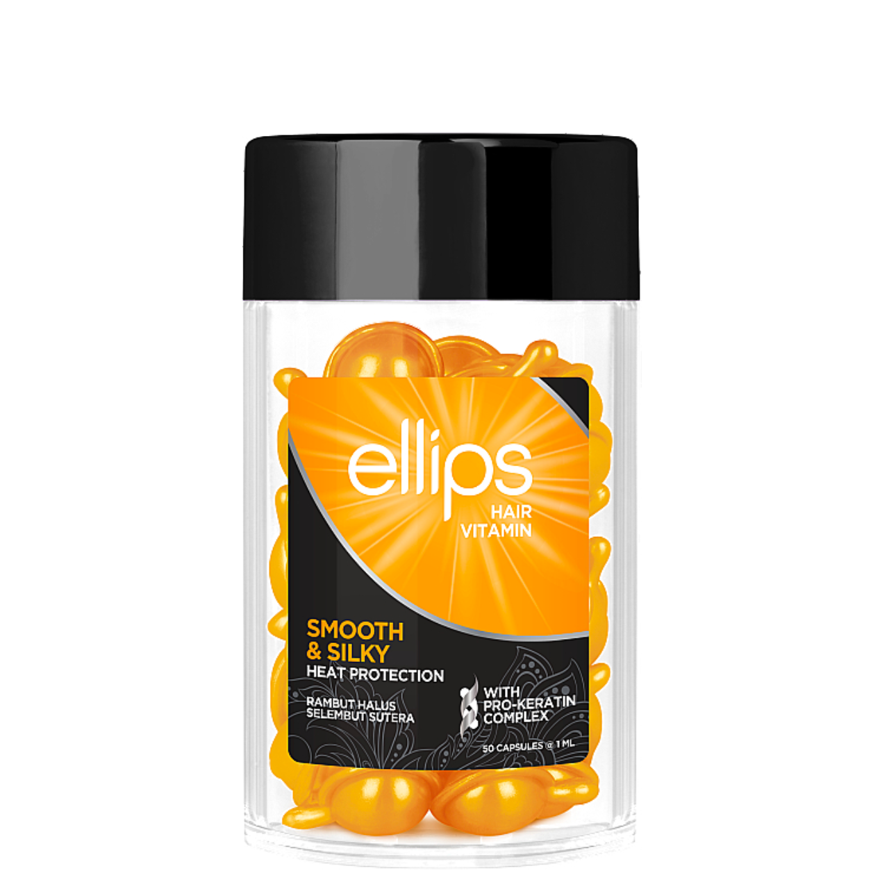 Витамины для волос Ellips Hair Vitamin Smooth & Silky Безупречный шелк с про-кератиновым комплексом 50 шт*1 мл Витамины для волос Ellips Hair Vitamin Smooth & Silky Безупречный шелк с про-кератиновым комплексом 50 шт*1 мл