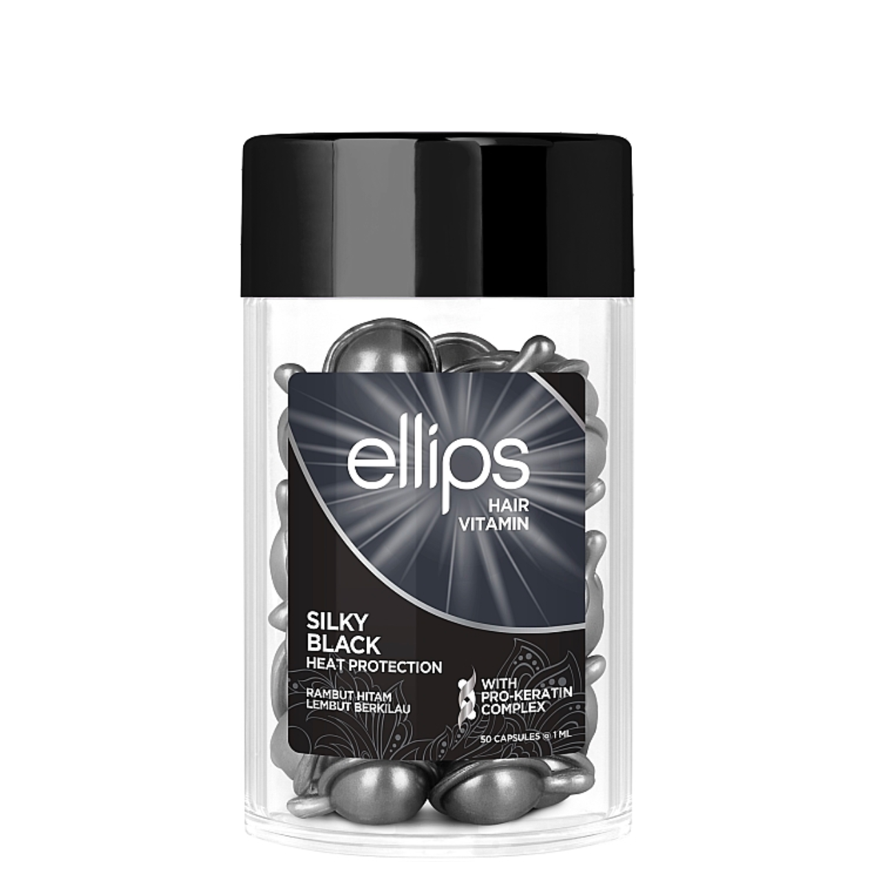 Витамины для волос Ellips Hair Vitamin Шелковая ночь с про-кератиновым комплексом, 50*1 мл Витамины для волос Ellips Hair Vitamin Шелковая ночь с про-кератиновым комплексом, 50*1 мл