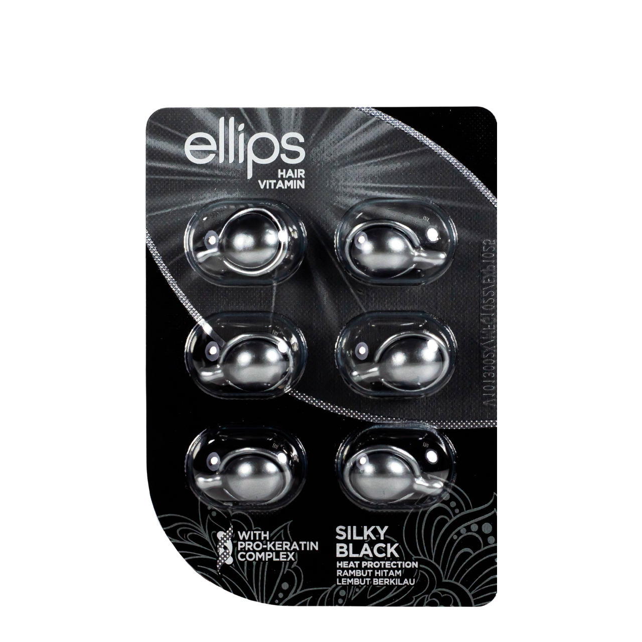Витамины для волос Ellips Hair Vitamin Шелковая ночь с про-кератиновым комплексом, 6*1 мл Витамины для волос Ellips Hair Vitamin Шелковая ночь с про-кератиновым комплексом, 6*1 мл