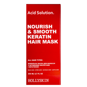 Питательная маска для волос Hollyskin Keratin Hair Mask Acid Solution 200 мл. Изображение №4 Питательная маска для волос Hollyskin Keratin Hair Mask Acid Solution 200 мл. Изображение №4