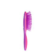 Щетка для волосся массажная пластиковая овальная Salon Professional, розовая. Изображение №3 Щетка для волосся массажная пластиковая овальная Salon Professional, розовая. Изображение №3