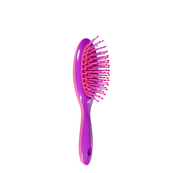 Щетка для волос массажная пластиковая овальная Salon Professional, Сиреневая. Изображение №2