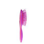 Щетка для волос массажная пластиковая овальная Salon Professional, Сиреневая. Изображение №3