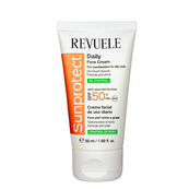 Солнцезащитный крем для лица SPF 50+ для жирной кожи Revuele UVA/UVB 50 мл. Изображение №2