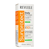 Солнцезащитный крем для лица SPF 50+ для жирной кожи Revuele UVA/UVB 50 мл. Изображение №4