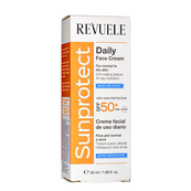 Крем для обличчя сонцезахисний SPF 50+ для нормальної та сухої шкіри Revuele 50 мл. Зображення №4 Крем для обличчя сонцезахисний SPF 50+ для нормальної та сухої шкіри Revuele 50 мл. Зображення №4