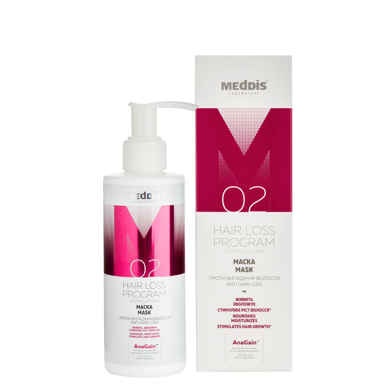 Маска против выпадения волос Meddis Hair Loss Program Stimulation Mask 200 мл Маска против выпадения волос Meddis Hair Loss Program Stimulation Mask 200 мл