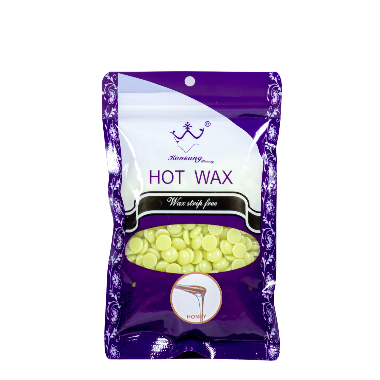 Віск плівковий для депіляції в гранулах Konsung Hot Wax 100 г Honey Віск плівковий для депіляції в гранулах Konsung Hot Wax 100 г Honey