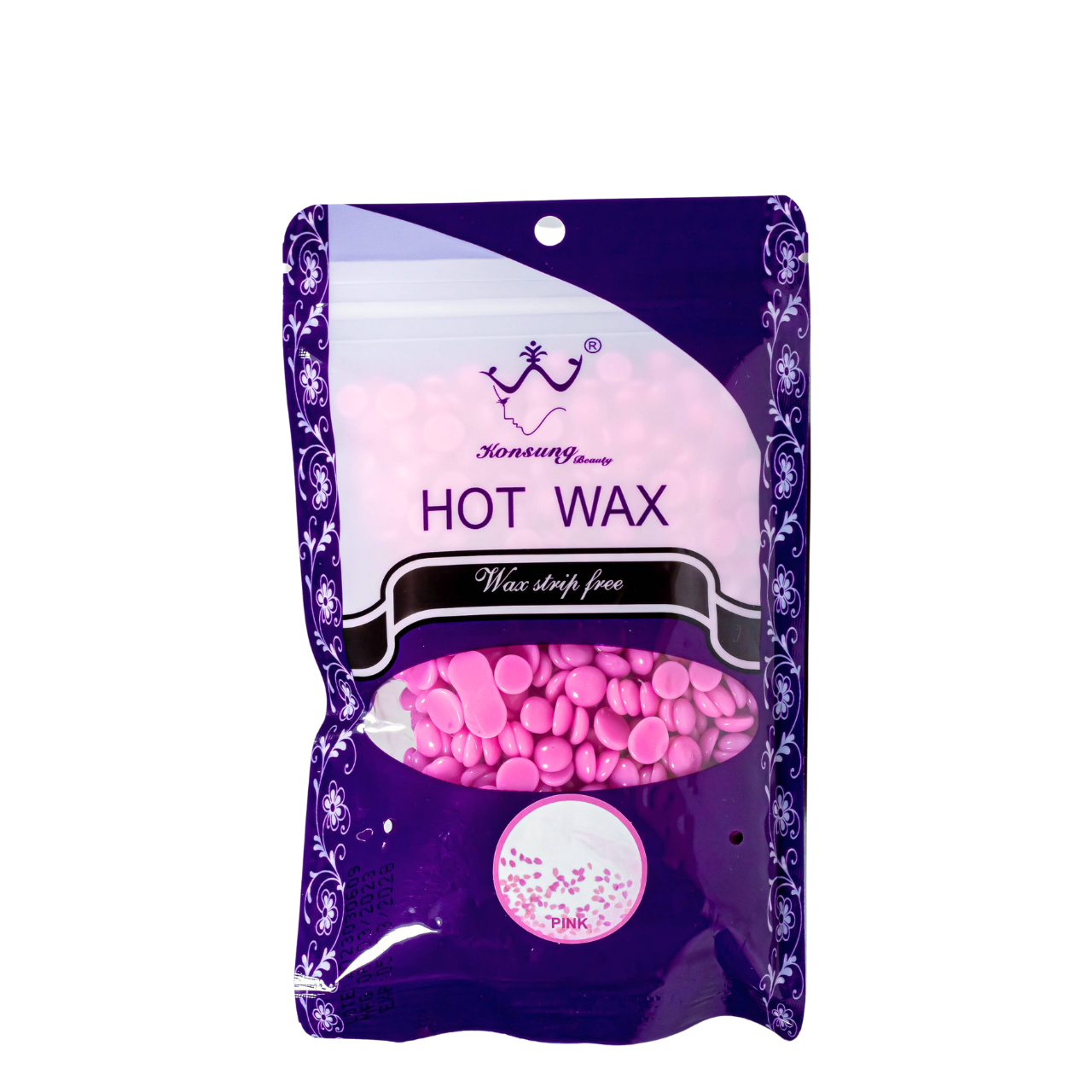 Воск пленочный для депиляции в гранулах Konsung Hot Wax 100 г Pink Воск пленочный для депиляции в гранулах Konsung Hot Wax 100 г Pink