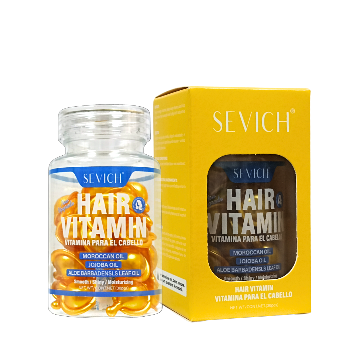 Витамины для ослабленных и сухих волос Sevich Hair Vitamin With Maroccan Oil & Jojoba Oil, 30 шт Витамины для ослабленных и сухих волос Sevich Hair Vitamin With Maroccan Oil & Jojoba Oil, 30 шт
