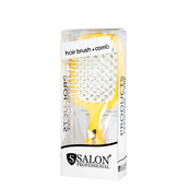 Щетка для волос Salon Professional продувная 20 см SP0099 SL, Желтая с белым. Изображение №2 Щетка для волос Salon Professional продувная 20 см SP0099 SL, Желтая с белым. Изображение №2