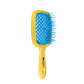 Щетка для волос Salon Professional продувная 20 см SP0099 SL, Желтая с голубым. Изображение №3