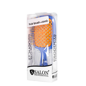 Щетка для волос Salon Professional продувная 20 см SP0099 SL, Синяя с оранжевым. Изображение №2 Щетка для волос Salon Professional продувная 20 см SP0099 SL, Синяя с оранжевым. Изображение №2