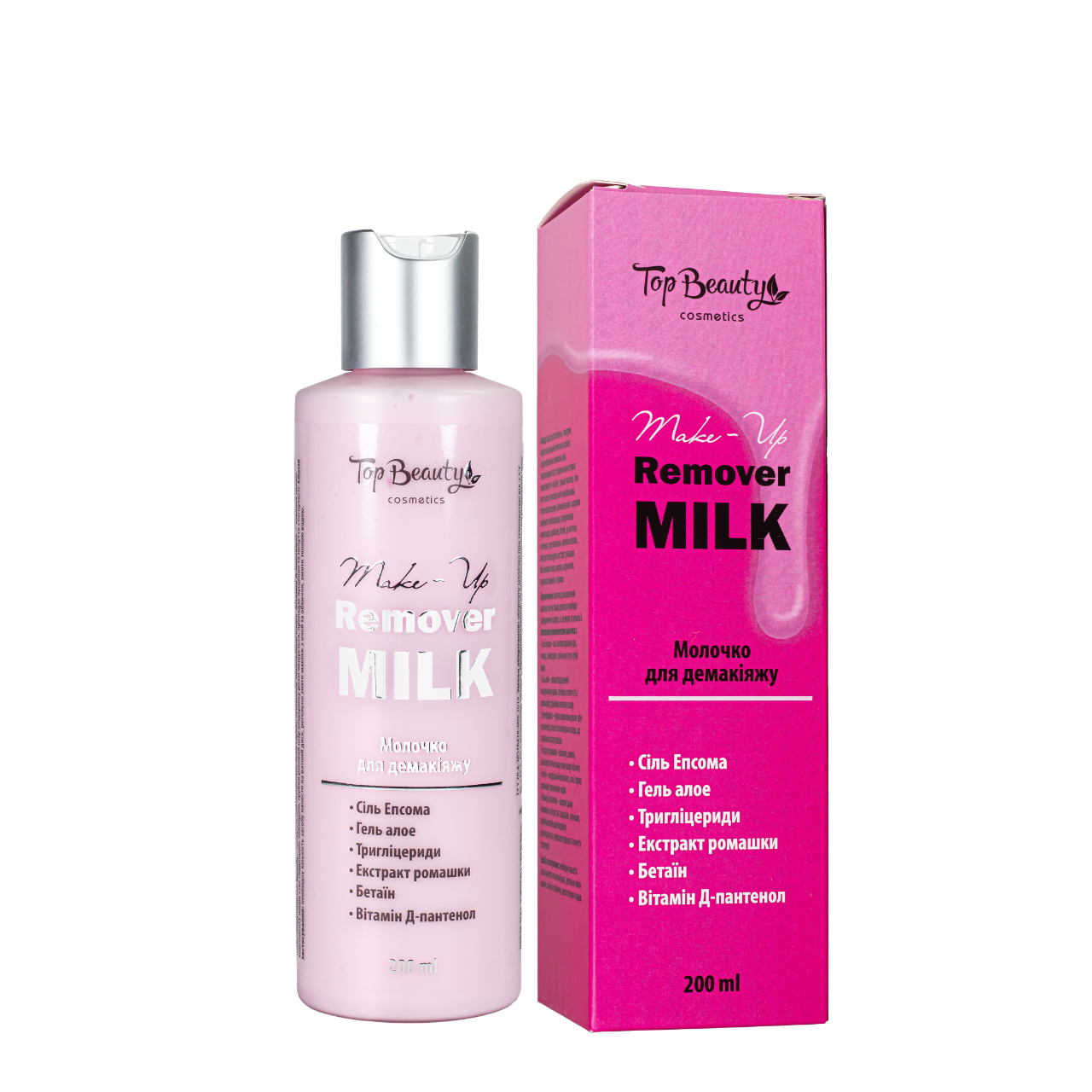 Молочко для демакіяжу Top Beauty Make-Up Remover Milk, 200 мл Молочко для демакіяжу Top Beauty Make-Up Remover Milk, 200 мл
