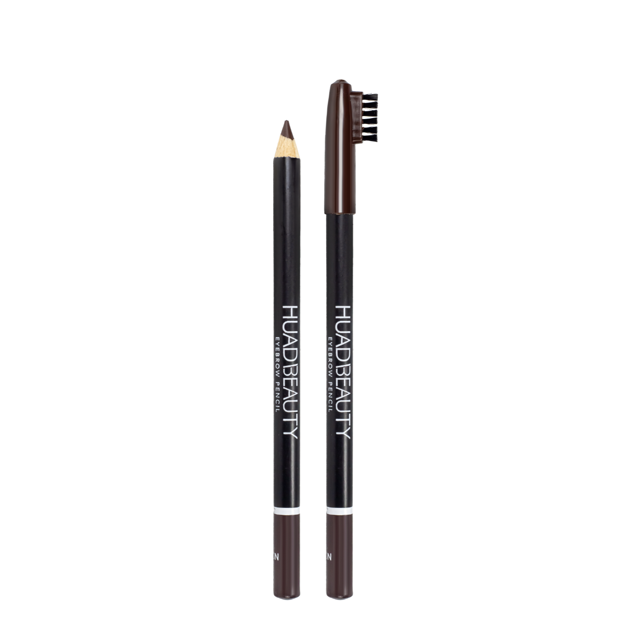 Карандаш для бровей водостойкий Huda Beauty с кисточкой, 02 Темно-коричневый Карандаш для бровей водостойкий Huda Beauty с кисточкой, 02 Темно-коричневый