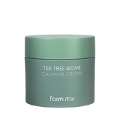 Крем для лица от морщин FarmStay Tea Tree Biome Calming Cream успокаивающий, 80 мл. Изображение №2 Крем для лица от морщин FarmStay Tea Tree Biome Calming Cream успокаивающий, 80 мл. Изображение №2