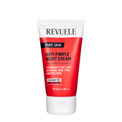 Крем для лица от прыщей Revuele Pure Skin Anti-Pimple Night Cream с AHA, BHA, PHA ночной, 50 мл. Изображение №2 Крем для лица от прыщей Revuele Pure Skin Anti-Pimple Night Cream с AHA, BHA, PHA ночной, 50 мл. Изображение №2