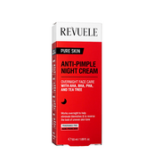 Крем для лица от прыщей Revuele Pure Skin Anti-Pimple Night Cream с AHA, BHA, PHA ночной, 50 мл. Изображение №4 Крем для лица от прыщей Revuele Pure Skin Anti-Pimple Night Cream с AHA, BHA, PHA ночной, 50 мл. Изображение №4