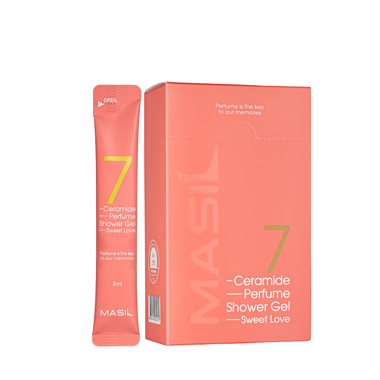 Гель для душа одноразовый Masil 7 Ceramide Perfume Shower Gel Sweet Love, пробник 8 мл Гель для душа одноразовый Masil 7 Ceramide Perfume Shower Gel Sweet Love, пробник 8 мл