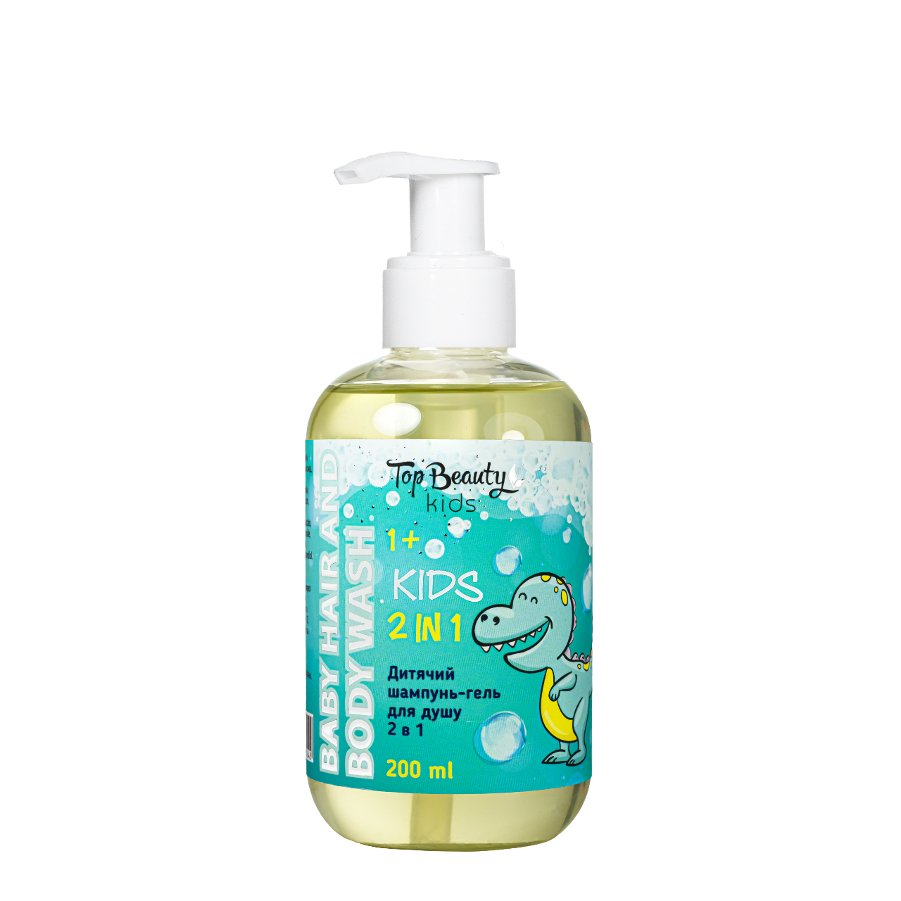 Детский шампунь и гель для душа Top Beauty Baby Hair Body Wash от 1 года, 200 мл Детский шампунь и гель для душа Top Beauty Baby Hair Body Wash от 1 года, 200 мл