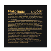 Бальзам для смягчения и укладки бороды Sadoer Beard Balm Professional Care 20 г SD32452. Изображение №3 Бальзам для смягчения и укладки бороды Sadoer Beard Balm Professional Care 20 г SD32452. Изображение №3