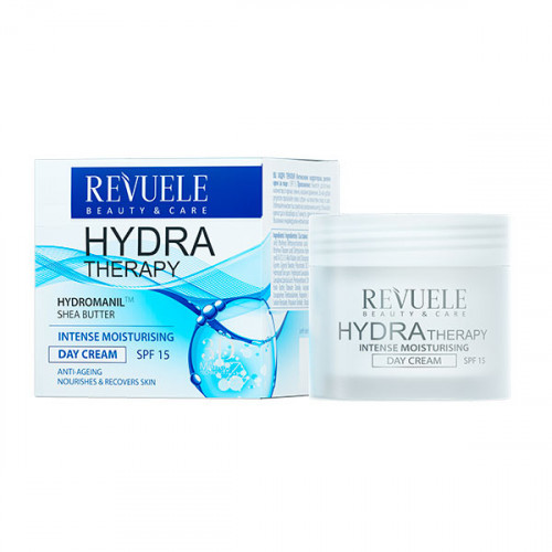 Увлажняющий дневной крем для лица SPF 15 Revuele Hydra Therapy Intense, 50 мл Увлажняющий дневной крем для лица SPF 15 Revuele Hydra Therapy Intense, 50 мл