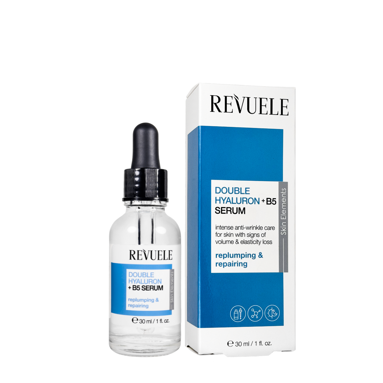Сыворотка для лица Revuele Double Hyaluron + B5 Serum 30 мл Сыворотка для лица Revuele Double Hyaluron + B5 Serum 30 мл