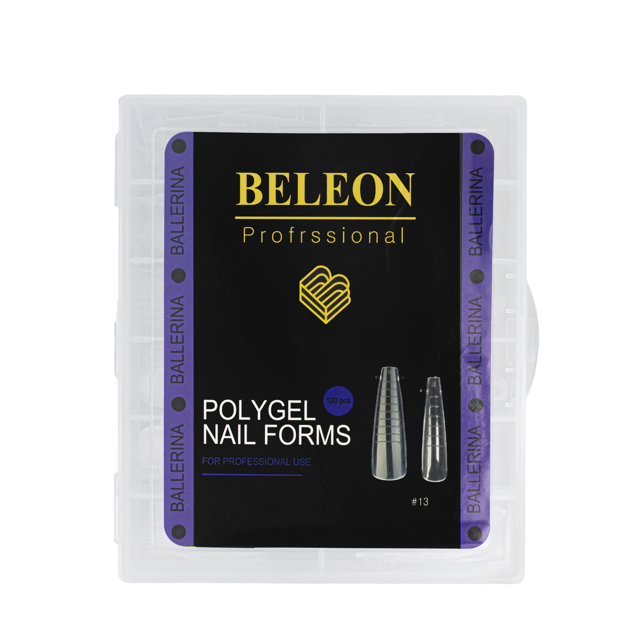 Верхние формы для наращивания ногтей BELEON Ballerina №13 (120шт/уп.) Верхние формы для наращивания ногтей BELEON Ballerina №13 (120шт/уп.)