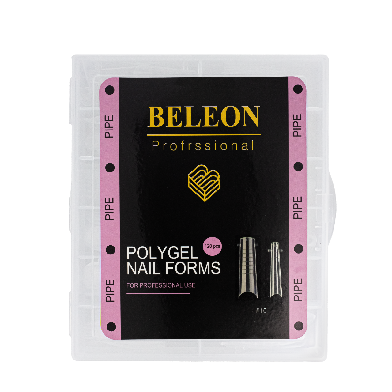 Верхні форми для нарощування нігтів BELEON Pipe № 10(120шт/уп.) Верхні форми для нарощування нігтів BELEON Pipe № 10(120шт/уп.)