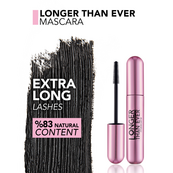 Тушь для ресниц Flormar Longer Than Ever удлиняющая черная 10 мл. Изображение №3