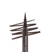 Підводка-фломастер для повік Flormar Midnight Matte Eyeliner, коричнева. Зображення №3 Підводка-фломастер для повік Flormar Midnight Matte Eyeliner, коричнева. Зображення №3
