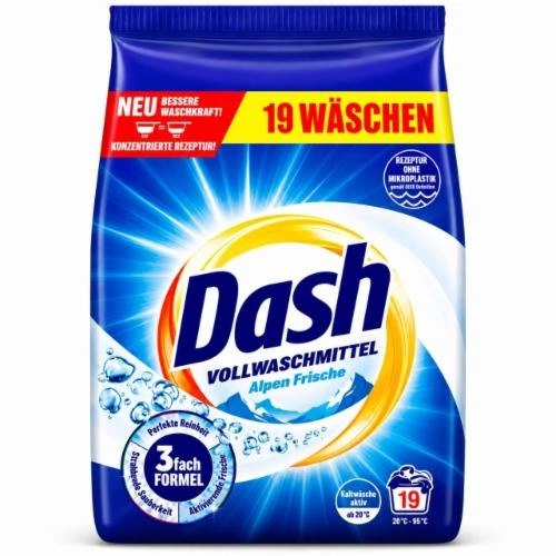 Порошок для прання універсальний Dash Alpen Frische 0.95 кг 19 прання Порошок для прання універсальний Dash Alpen Frische 0.95 кг 19 прання