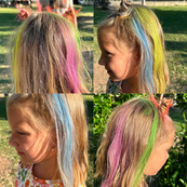 Кольоровий спрей для волосся (Pink UV, рожевий) Stargazer One Wash Colour Spray. Зображення №5