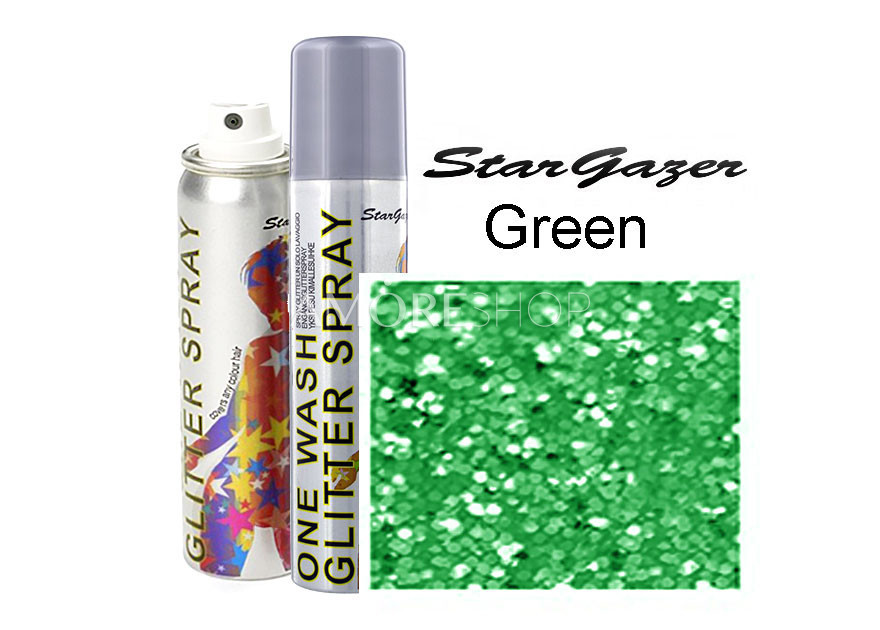 Гліттерний спрей для волосся зелений One Wash Glitter Spray GREEN Гліттерний спрей для волосся зелений One Wash Glitter Spray GREEN