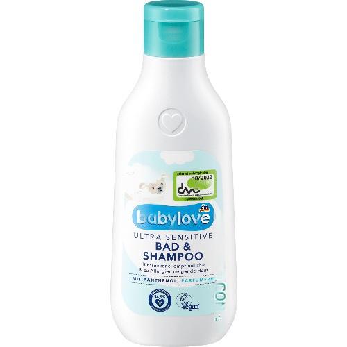 Babylove Шампунь Bad & Shampoo Ultra Sensitive 250ml Babylove Шампунь Bad & Shampoo Ultra Sensitive 250ml
