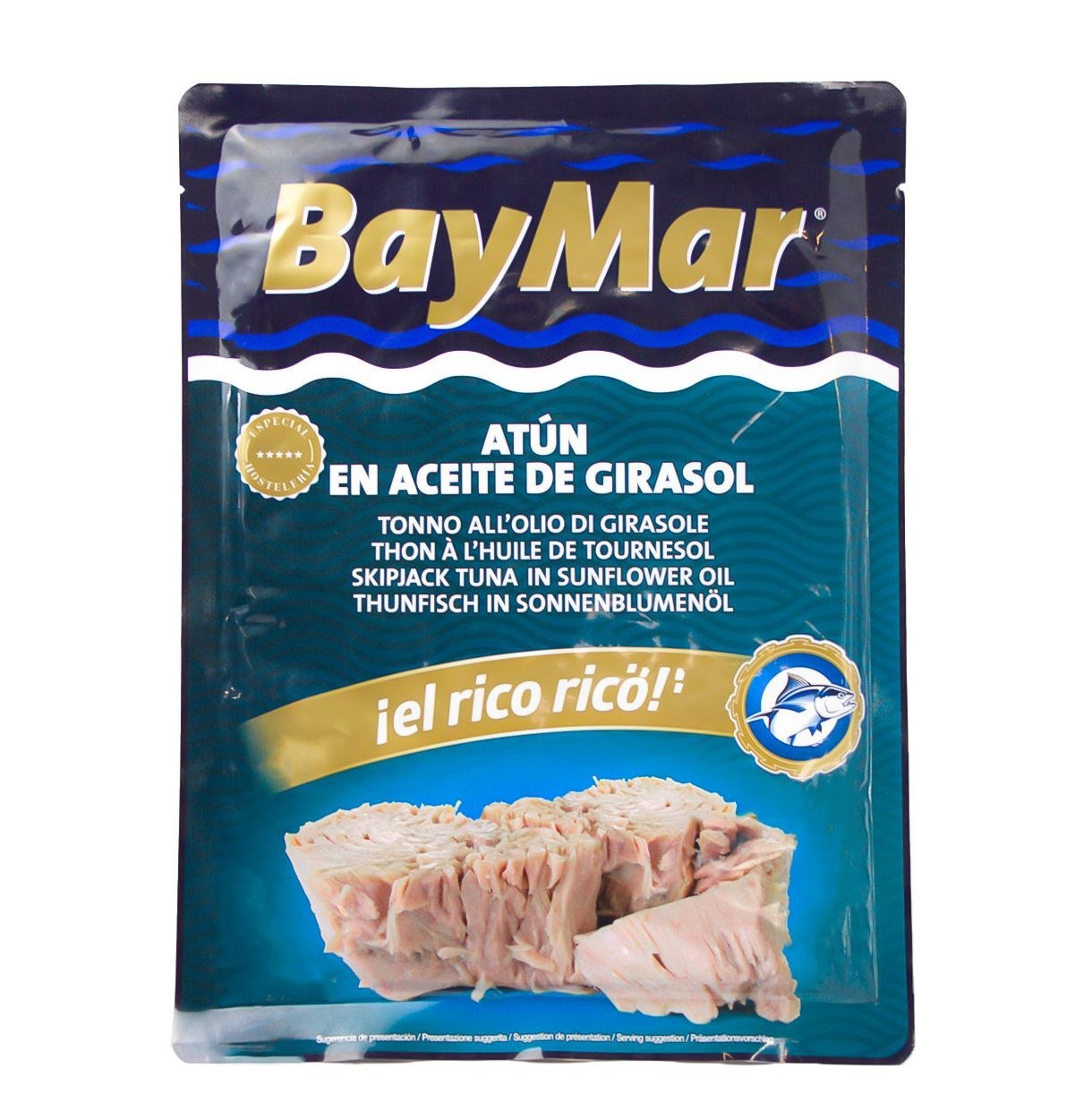 Тунец в подсолнечном масле в фольге BayMar 1 кг Тунец в подсолнечном масле в фольге BayMar 1 кг