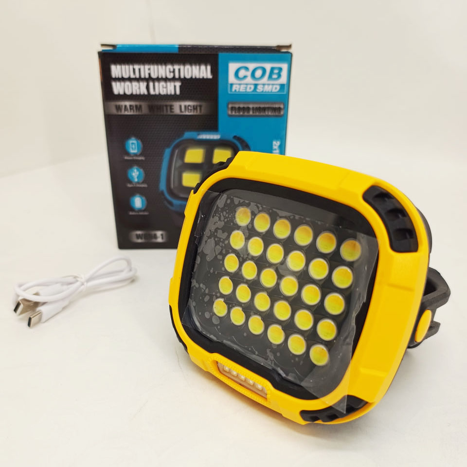 Прожектор для кемпинга с белым, желтым и красным светом и Power bank Yellow Прожектор для кемпинга с белым, желтым и красным светом и Power bank Yellow