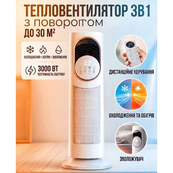 Напольный кондиционер-обогреватель Domotec MS-1630 3в1 с увлажнителем воздуха, портативный электрический. Изображение №4 Напольный кондиционер-обогреватель Domotec MS-1630 3в1 с увлажнителем воздуха, портативный электрический. Изображение №4