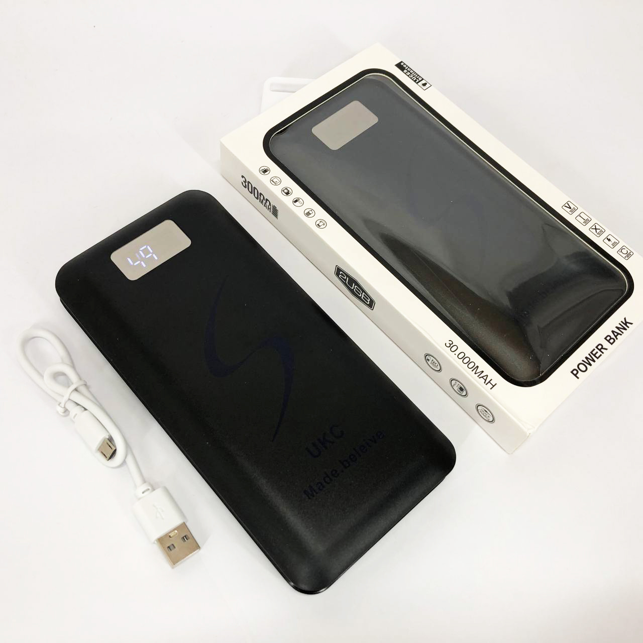Мобільна зарядка портативна Power Bank 30000 mAh UKC, Зовнішній акумулятор, Зарядка power bank. Колір: чорний Мобільна зарядка портативна Power Bank 30000 mAh UKC, Зовнішній акумулятор, Зарядка power bank. Колір: чорний