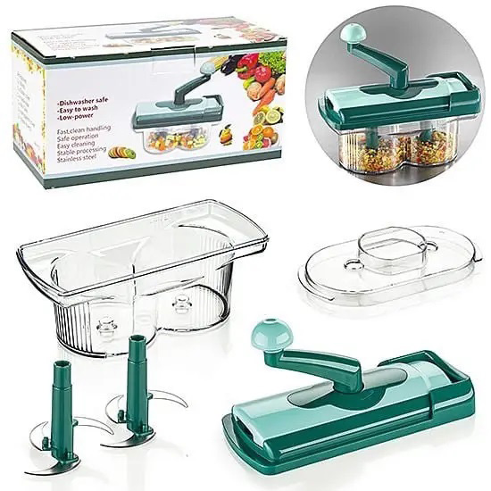 Овощерезка Nicer Dicer Twist многофункциональная мультирезка, измельчитель для продуктов Овощерезка Nicer Dicer Twist многофункциональная мультирезка, измельчитель для продуктов