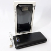 Мобільна зарядка портативна Power Bank 30000 mAh UKC, Зовнішній акумулятор, Зарядка power bank. Колір: чорний. Зображення №6 Мобільна зарядка портативна Power Bank 30000 mAh UKC, Зовнішній акумулятор, Зарядка power bank. Колір: чорний. Зображення №6