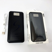 Мобільна зарядка портативна Power Bank 30000 mAh UKC, Зовнішній акумулятор, Зарядка power bank. Колір: чорний. Зображення №7 Мобільна зарядка портативна Power Bank 30000 mAh UKC, Зовнішній акумулятор, Зарядка power bank. Колір: чорний. Зображення №7