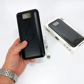 Мобільна зарядка портативна Power Bank 30000 mAh UKC, Зовнішній акумулятор, Зарядка power bank. Колір: чорний. Зображення №8 Мобільна зарядка портативна Power Bank 30000 mAh UKC, Зовнішній акумулятор, Зарядка power bank. Колір: чорний. Зображення №8