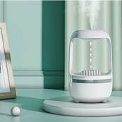Зволожувач повітря ультразвуковий DROP HUMIDIFIER AND-199, левітуючий розпилювач для спальні, будинки, готелі. Изображение №7 Зволожувач повітря ультразвуковий DROP HUMIDIFIER AND-199, левітуючий розпилювач для спальні, будинки, готелі. Изображение №7