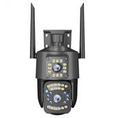 Вулична IP камера 4G/Wi-Fi з двома лінзами SC03 V380pro 4 Мп, Відеокамера з цифровим зумом та мікрофоном. Зображення №4 Вулична IP камера 4G/Wi-Fi з двома лінзами SC03 V380pro 4 Мп, Відеокамера з цифровим зумом та мікрофоном. Зображення №4