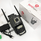 Вулична IP камера 4G/Wi-Fi з двома лінзами SC03 V380pro 4 Мп, Відеокамера з цифровим зумом та мікрофоном. Зображення №17 Вулична IP камера 4G/Wi-Fi з двома лінзами SC03 V380pro 4 Мп, Відеокамера з цифровим зумом та мікрофоном. Зображення №17