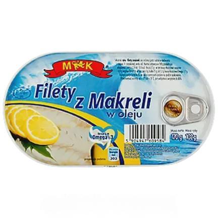 Макрель в олії МК 85/170g Макрель в олії МК 85/170g